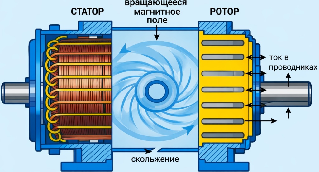 Роль частоты вращения электродвигателя